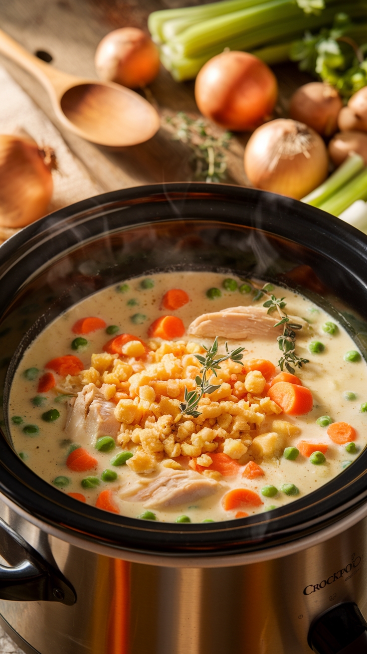 creamy chicken pot pie