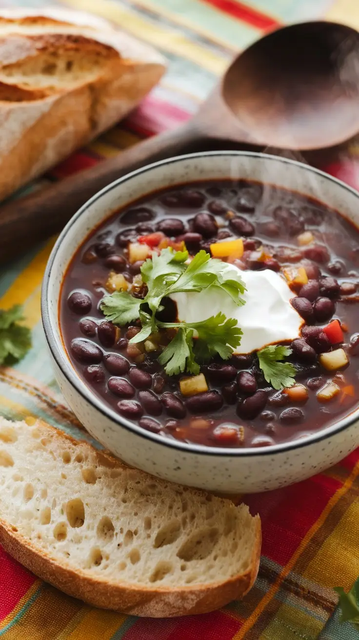 Kid-Winning Slow Cooker Black Bean Soup